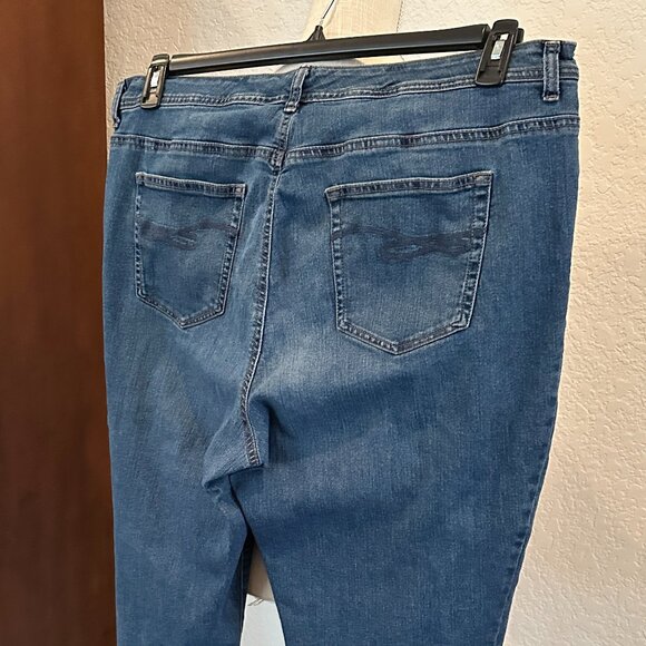STYLE & CO Slim Leg Denim Jeans 20W - Picture 5 of 8